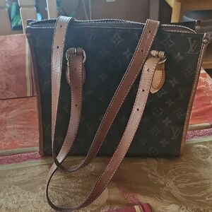 Louis Vuitton Dark Brown Monogram Shoulder Bag